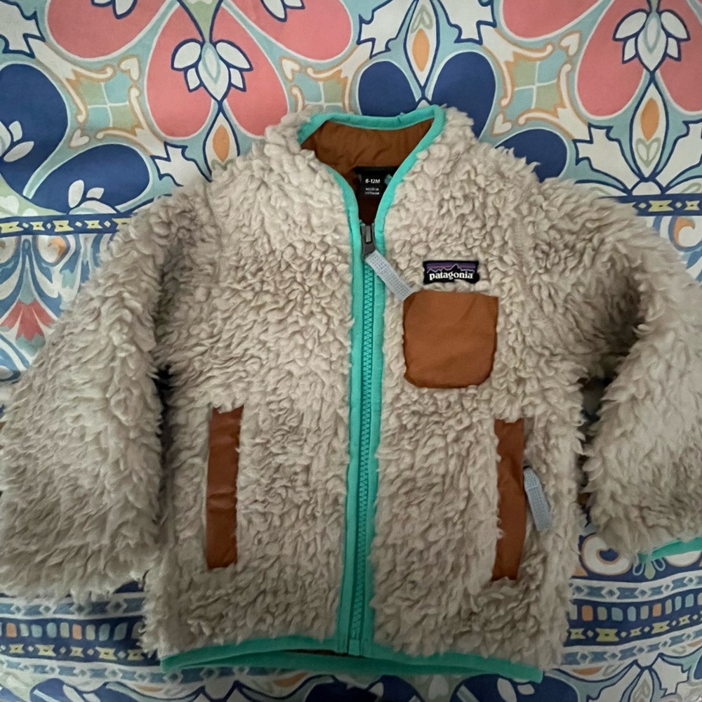 EUC • Patagonia Baby Retro-X Fleece • Size 6-12 Months